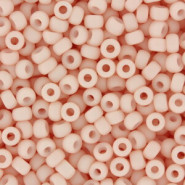 Miyuki rocailles kralen 8/0 - Opaque matte tea rose 8-2036